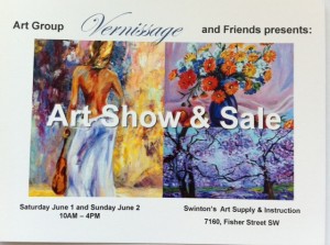 Art Group Vernissage and Friends presents: ART Show & Sale